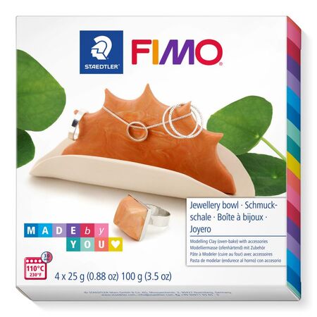 ΣΕΤ STAEDTLER FIMO SOFT DIY "Jewellery Bowl" σε "Boho Nature Style" ΜΕ ΟΔΗΓΙΕΣ ΚΑΙ ΑΞΕΣΟΥΑΡ