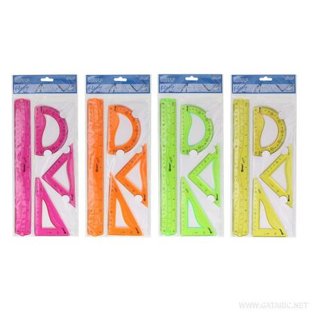 ΣΕΤ ΧΑΡΑΚΕΣ 30CM FLEXY 4ΧΡΩΜΑΤΑ