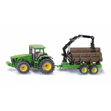 Siku Τρακτέρ John Deere 8430 Με Ρυμουλκούμενη Καρότσα 1:50