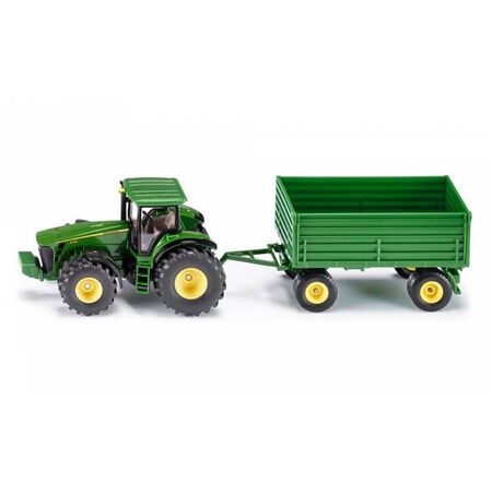 Siku Τρακτέρ John Deere Με Καρότσα 1:50