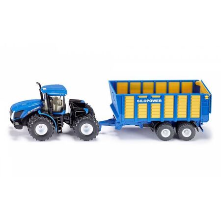 Siku Τρακτέρ New Holland T9 560 Με Καρότσα 1:50