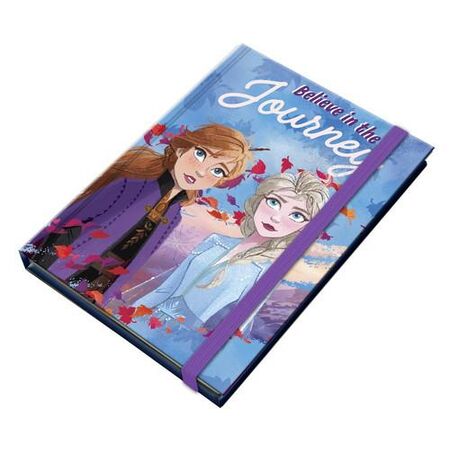 ΣΗΜΕΙΩΜΑΤΑΡΙΟ ΜΕ ΛΑΣΤΙΧΟ DISNEY FROZEN 2 ΣΕ DISPLAY 4 ΣΧΕΔΙΩΝ, 96 ΦΥΛΛΩΝ, 10X13 ΕΚ.