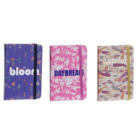 ΣΗΜΕΙΩΜΑΤΑΡΙΟ ΜΕ ΛΑΣΤΙΧΟ9,5Χ1,5Χ14 80Υ, 3 ΣΧΕΔΙΑ