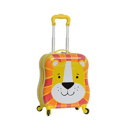 Snowball Βαλίτσα Ταξιδίου Trolley 4 Ρόδες Παιδική Λιοντάρι 44x34x20cm