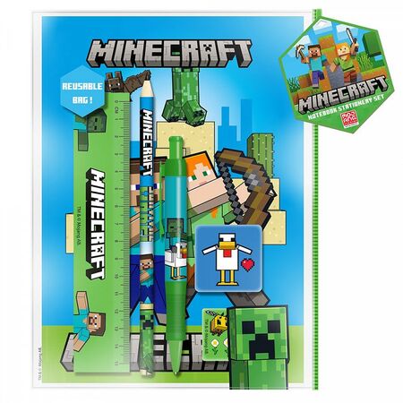 Σούπερ Σετ Ειδών 6 Τεμαχίων Γραφείου A5 MINECRAFT Characters