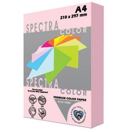 Spectra Color Φωτ/Κό Χαρτί 160gr Χρωματιστό Α4 250Φ Ροζ