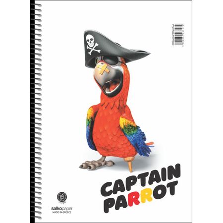 ΣΠΙΡΑΛ CAPTAIN PARROT 21Χ29 2Θ 120ΣΕΛ