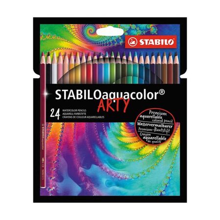Stabilo Κασετίνα Ξυλομπογιές Ακουαρέλας Arty Aquacolor 24 Τεμ.