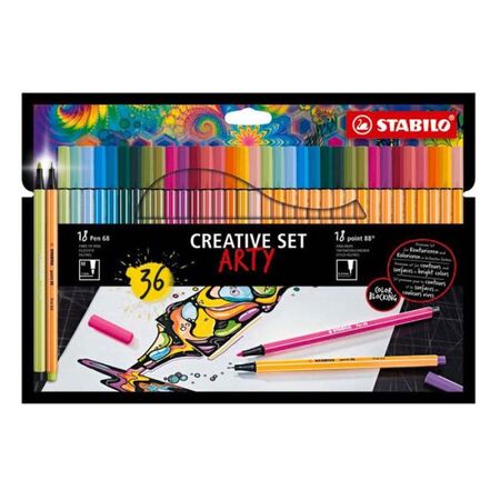 Stabilo Point 88 18 Τεμ. Arty Σετ Με Pen 68 18 Τεμ.