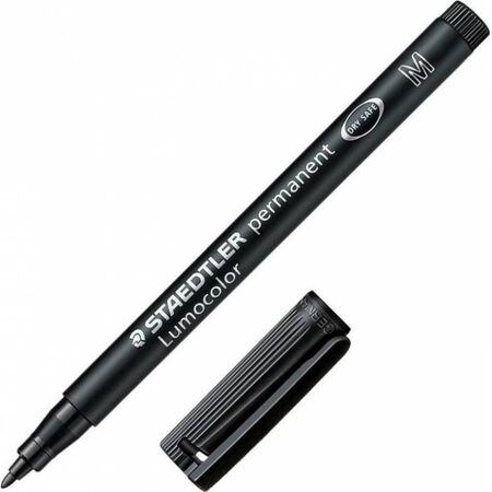 Staedtler Lumocolor Μαρκαδόρος Permanent 317 M Black