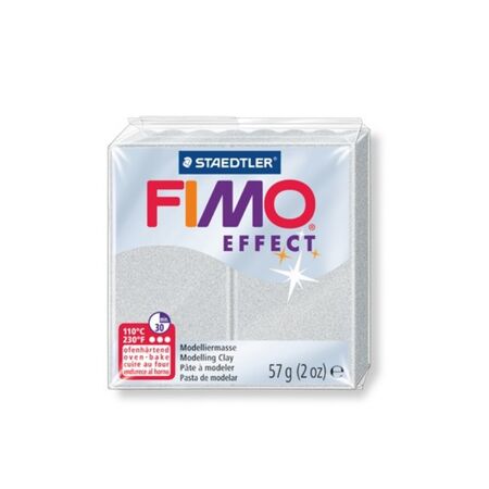 Staedtler Πηλός Fimo Effect Metallic Silver 8010-81 57gr