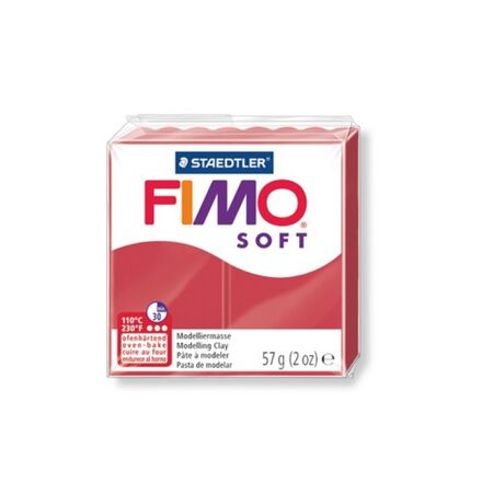 Staedtler Πηλός Fimo Soft Cherry Red 8020-26 57gr