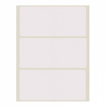 Sticki Ετικέτες Αυτοκόλλητες 40Φ. Λευκές 100x50mm (3 Στο Φύλλο)