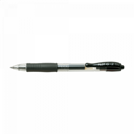 Στυλό Gel 0.5mm Fine PILOT G-2 Μαύρο, σε Κουτί 12τμχ