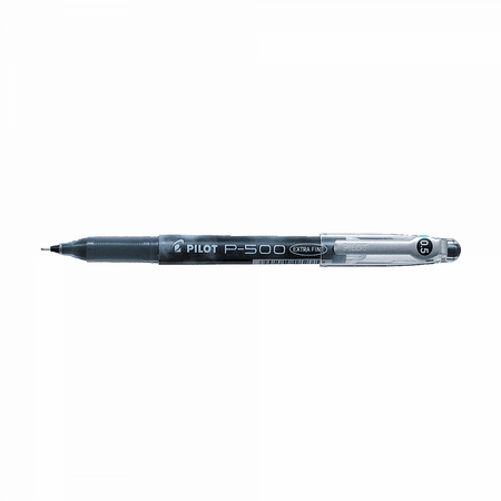 Στυλό Gel 0.5mm PILOT P-500 Μαύρο, σε Κουτί 12τμχ