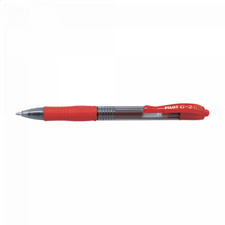 Στυλό Gel Μπίλιας 1.0mm PILOT G-2 Κόκκινο, σε Κουτί 12τμχ