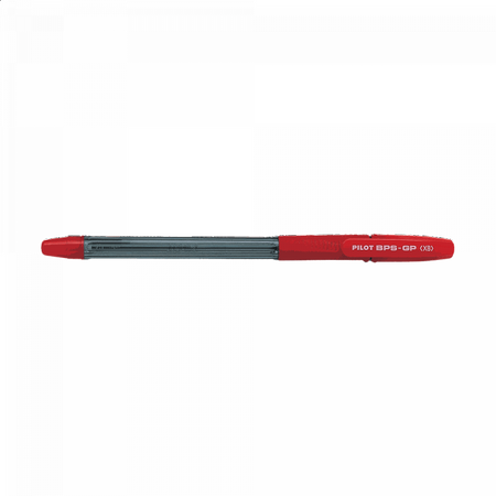Στυλό Μπίλιας 1.6mm Extra Broad PILOT BPS-GP Κόκκινο, σε Κουτί 12τμχ