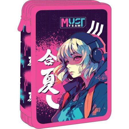 ΣΧΟΛΙΚΗ ΚΑΣΕΤΙΝΑ ΔΙΠΛΗΓΕΜΑΤΗ MUST TEAM ANIΜΕ