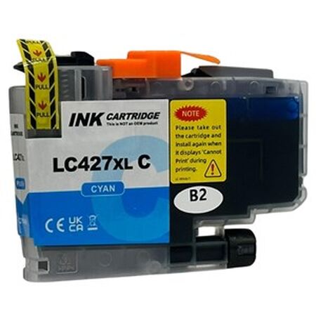 Συμβατό Μελάνι Brother LC427XL Cyan 5K