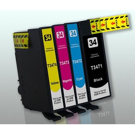 Συμβατό Μελάνι Epson T3474XL Yellow