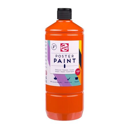 TALENS POSTER PAINT 1000 ML ORANGE