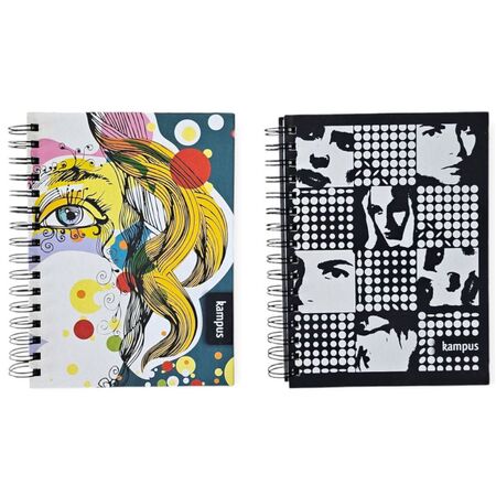 ΤΕΤΡΑΔΙΟ ΣΠΙΡΑΛ Α5 KAMPUS 4Θ/120Φ