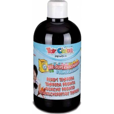 Toy Color Τέμπερα Δοχείο Black 500 ml