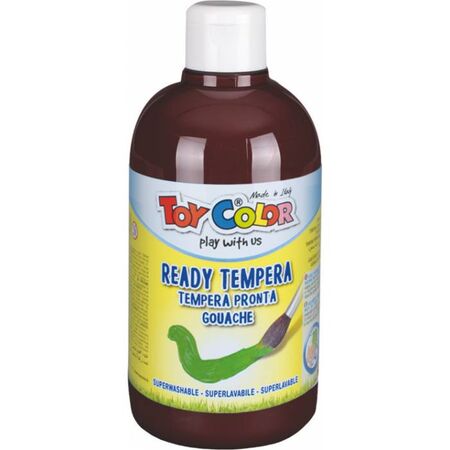 Toy Color Τέμπερα Δοχείο Brown Sienna 500 ml