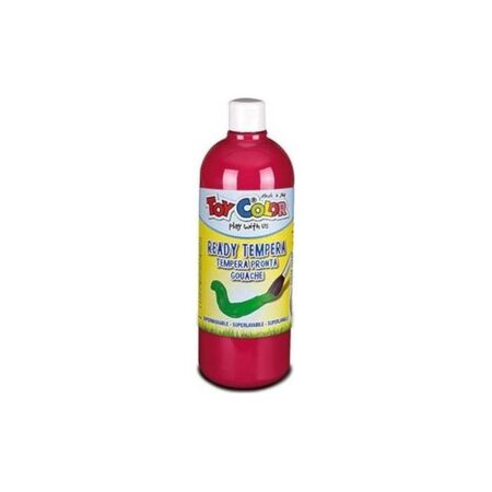 Toy Color Τέμπερα Δοχείο Carmine Red 1000 ml