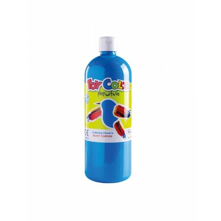 Toy Color Τέμπερα Δοχείο Cyan Blue 1000 ml