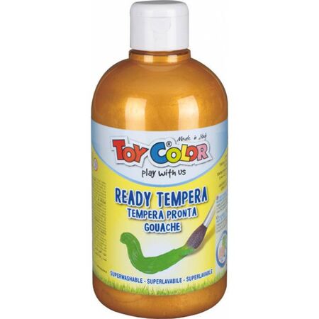 Toy Color Τέμπερα Δοχείο Gold 250 ml
