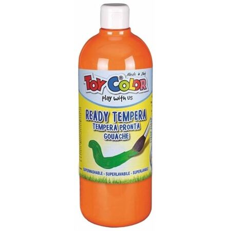 Toy Color Τέμπερα Δοχείο Orange 1000 ml