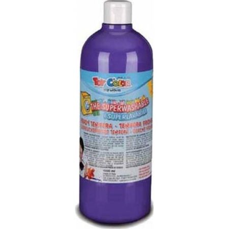 Toy Color Τέμπερα Δοχείο Violet 1000 ml