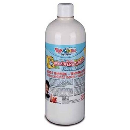Toy Color Τέμπερα Δοχείο White 1000 ml