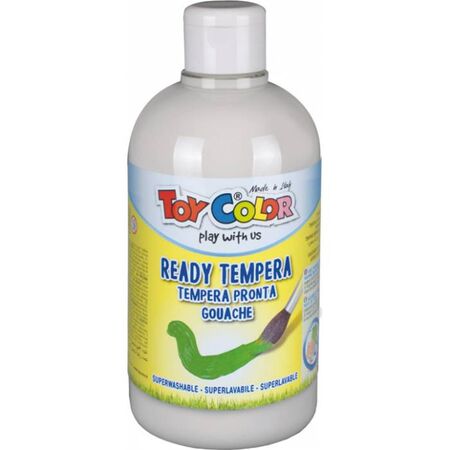 Toy Color Τέμπερα Δοχείο White 500 ml
