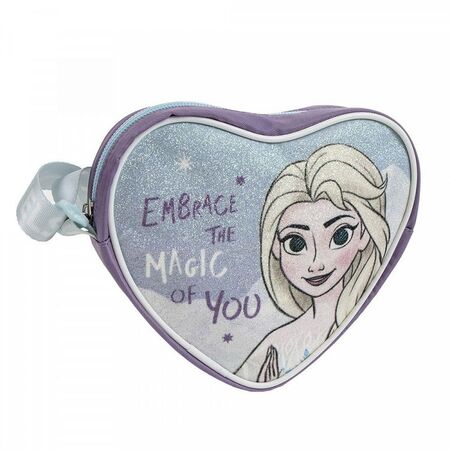 Τσαντάκι Ώμου 14εκ σε σχήμα Καρδιάς DISNEY Frozen