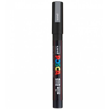 Uni Μαρκαδόρος Ζωγραφικής Posca PC-3M 26 Silver