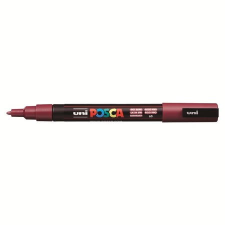 Uni Μαρκαδόρος Ζωγραφικής Posca PC-3M 60 Red Wine