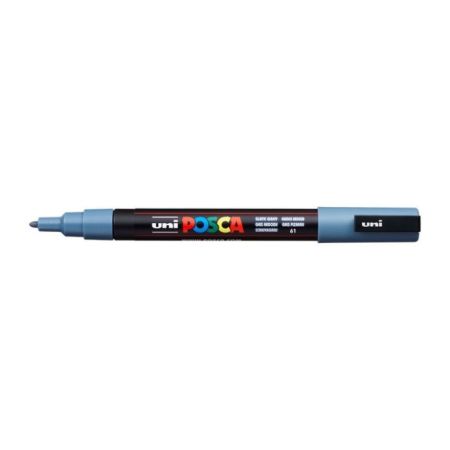 Uni Μαρκαδόρος Ζωγραφικής Posca PC-3M 61 Slate Grey
