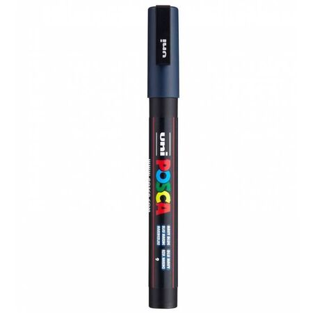Uni Μαρκαδόρος Ζωγραφικής Posca PC-3M 9 Navy Blue