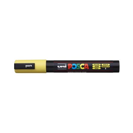 Uni Μαρκαδόρος Ζωγραφικής Posca PC-5M 2 Yellow