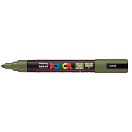 Uni Μαρκαδόρος Ζωγραφικής Posca PC-5M 7 Khaki Green