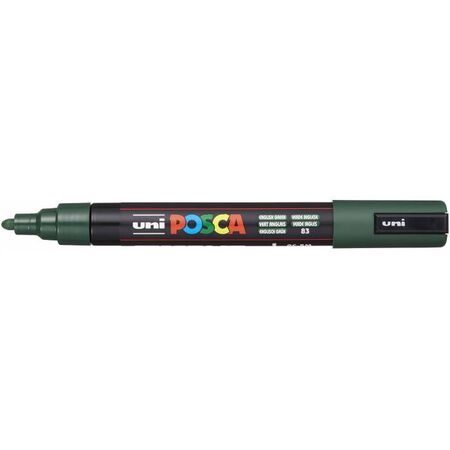 Uni Μαρκαδόρος Ζωγραφικής Posca PC-5M 83 English Green