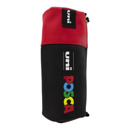 Uni Posca Κασετίνα Βαρελάκι Pen Case Red 20x8cm