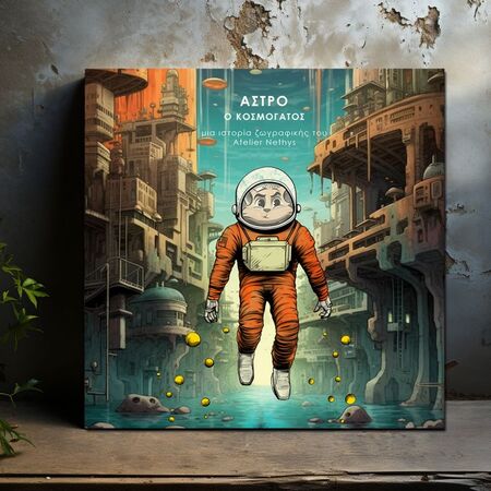 ΒΙΒΛΙΟ ΖΩΓΡΑΦΙΚΗΣ ΑΣΤΡΟ Ο ΚΟΣΜΟΓΑΤΟΣ 21Χ21CM 55Φ