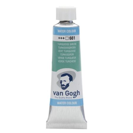 WATERCOLOUR VAN GOGH 10ML 661 TURQUOISE GREEN