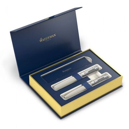 Waterman Allure Deluxe White CT Set Στυλό Ballpoint Και Πένα Fountain Pen