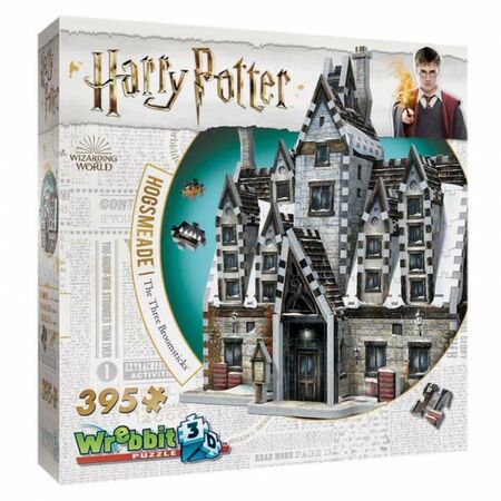 Wrebbit 3D Puzzle Harry Potter Hogsmeade - The Three Broomsticks 395τεμ