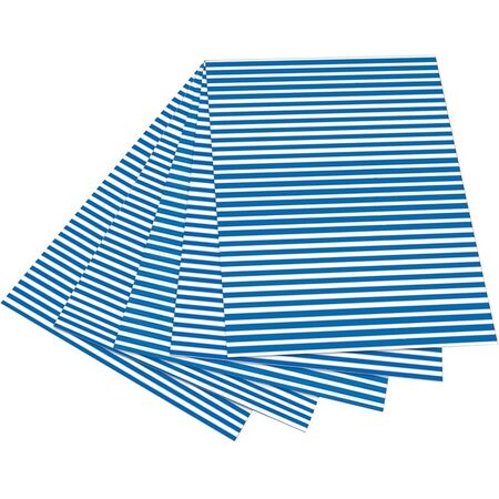 ΧΑΡΤΟΝΙ ΜΕ ΣΧΕΔΙΑ ΡΙΓΕ ΜΠΛΕ-ΛΕΥΚΟ 50X70, 10ΦΥΛΛΑ 300g FOLIA