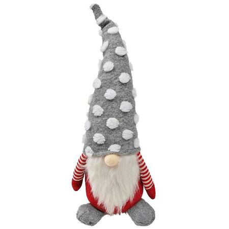 Xmasfest Νάνος Χριστουγέννων Με Μακρύ Πουά Σκούφο 43x18cm 1133266 93-3246